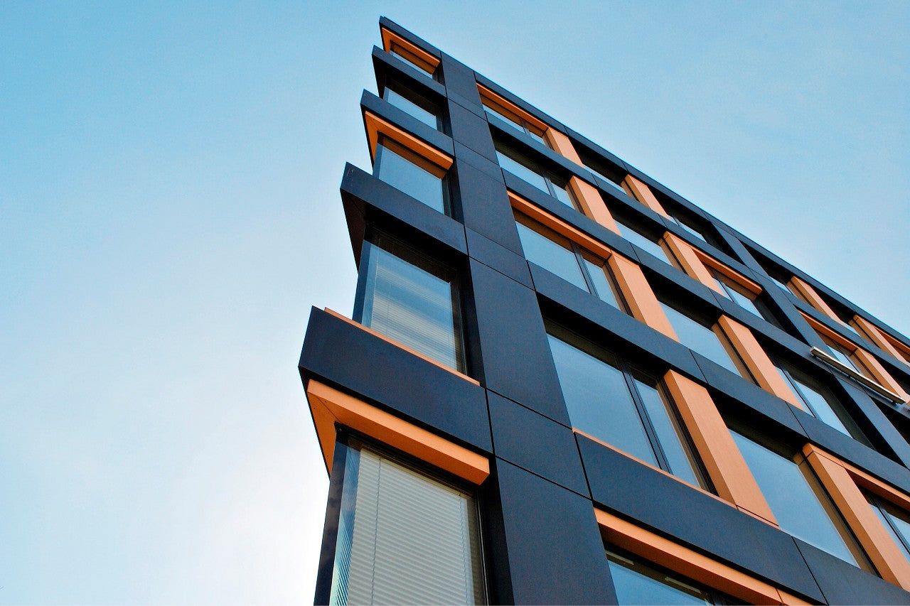 Fassadenfolie in Anthrazit RAL7016